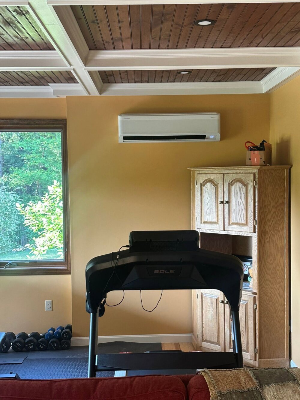 Samsung indoor ductless head keeping a home comfortable — Barnett Heat Pumps